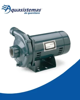 Bomba de piscina Sta-Rite JHG-52HL de color gris, cuerpo cilíndrico con base de montaje, diseñada para circulación y filtración de agua en sistemas hidráulicos de albercas