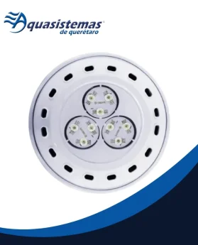 Reflector LED subacuático Sibrape MiniLight con tecnología Vertex para piscinas