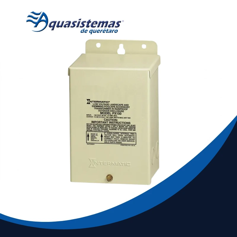 Transformador de seguridad Intermatic para reflectores LED de piscinas y spas