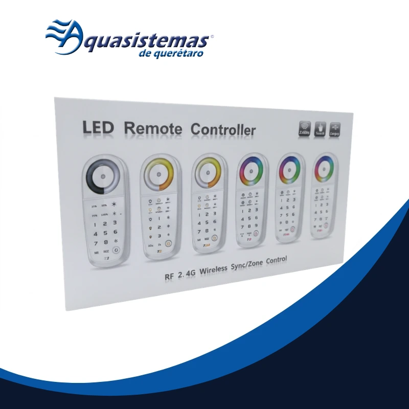 Control remoto de rueda táctil para efectos de color en cascadas de piscina Inter Water