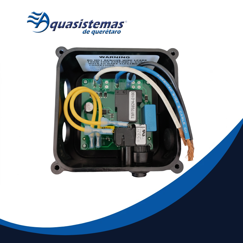 Sistema de control AS-TD Combo multitensión con dilatador de señal de 10 metros para iluminación de albercas