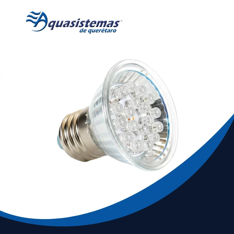 Bombilla LED de reemplazo de 2 Watts y 12 Voltios para iluminación de acento en piscinas