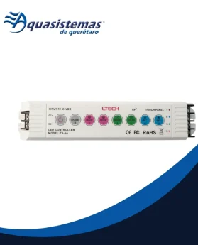 Sistema de tarjeta de control y panel táctil de pared para cascadas LED Inter Water
