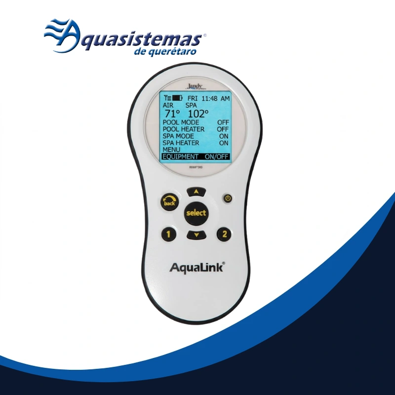 Control remoto PDA inalámbrico de 18 canales para automatización de albercas Aqua Palm