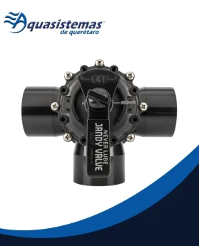 Válvula de 3 vías Jandy NeverLube de alto flujo para tubería de 2 1/2 a 3 pulgadas