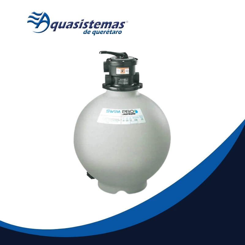 Filtro de arena de alto rendimiento Hayward modelo Swimpro para albercas residenciales