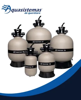 Filtro de arena marca Sibrape modelo Merus para sistemas de filtración de piscinas