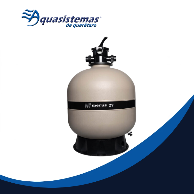 Filtro de arena marca Sibrape modelo Merus para sistemas de filtración de piscinas
