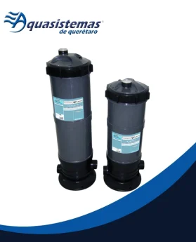 Filtro de cartucho marca Huron para sistemas de filtración de albercas
