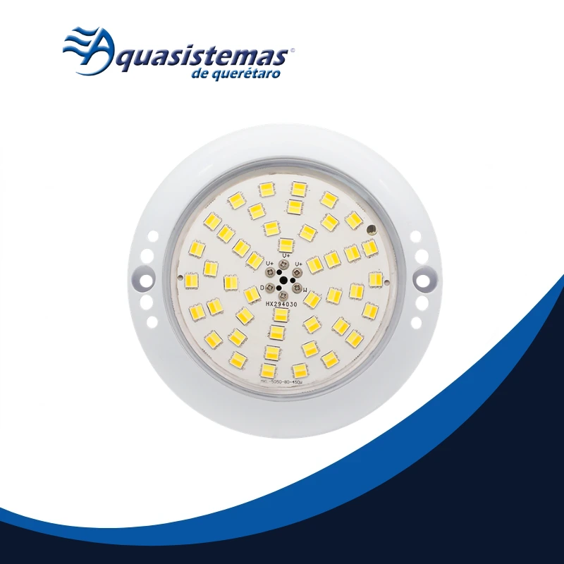 Reflector LED extraplano Inter Water modelo Mini Nova para iluminación de piscinas