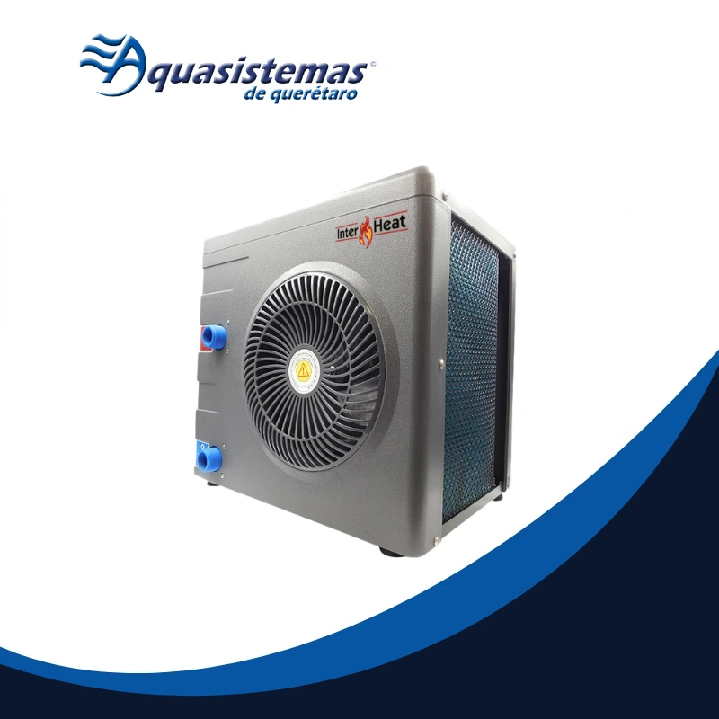 Bomba de calor compacta Inter Heat MINI de 12,500 BTUs para spas y albercas pequeñas
