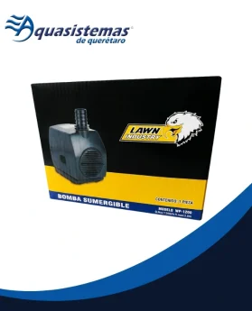 Bomba sumergible de 20W modelo WP-1200 marca Lawn Industry para fuentes y cascadas