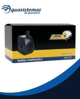 Bomba sumergible compacta WP-650 de 8W marca Lawn Industry para fuentes residenciales
