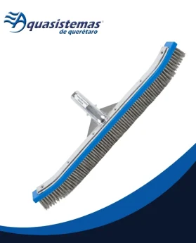 Cepillo de cerdas de acero de 18 pulgadas para limpieza profunda de albercas modelo 718