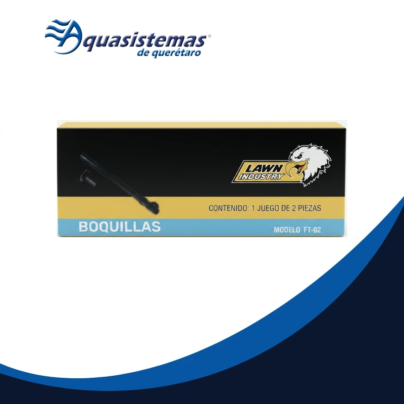 Kit de boquillas FT-03 de 19 mm marca Lawn Industry con extensión y válvula para fuente
