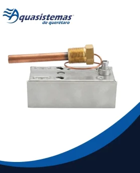 Controlador de temperatura Aquastato Honeywell de inmersión para sistemas hidrónicos.