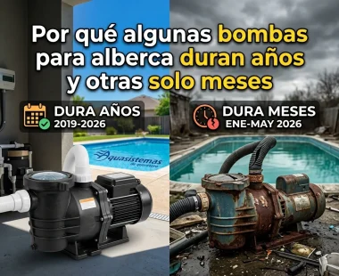 Por qué algunas bombas para alberca duran años y otras solo meses