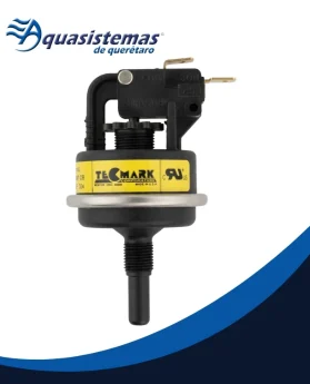 Interruptor de presión Tecmark Serie 3000 para control de flujo en spas y equipos de alberca.