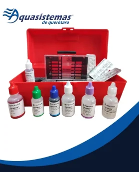 Kit de análisis profesional Pentair Rainbow PRO-11 para piscinas y spas.