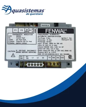 Tarjeta de control de encendido electrónico Fenwal para sistemas a gas.