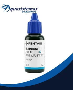 Gotero de 15 ml de Reactivo No. 5 Pentair para pruebas de pH en albercas.