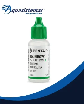 Gotero de 15ml de Reactivo No. 4 para la medición precisa de alcalinidad en agua de piscinas.