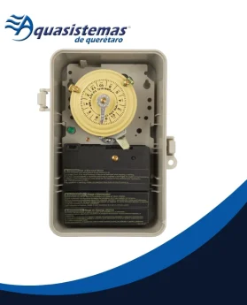Temporizador electromecánico Intermatic T101P de 120V para control de equipos de alberca.