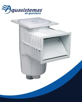 Desnatador Hayward Modelo 3400 con tapa cuadrada para piscinas de concreto.
