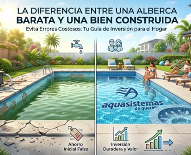 La diferencia entre una alberca barata y una alberca bien construida para evitar errores costosos La diferencia entre una alberca barata y una alberca bien construida para evitar errores costosos