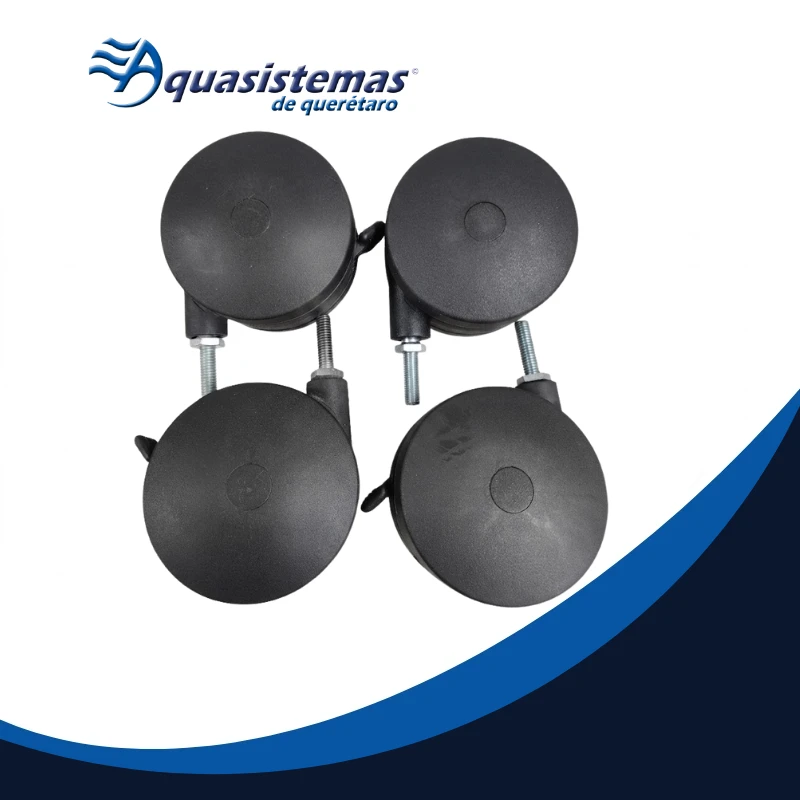 Paquete de 4 ruedas de 4 pulgadas Rocky's modelo 585 para enrolladores de alberca.