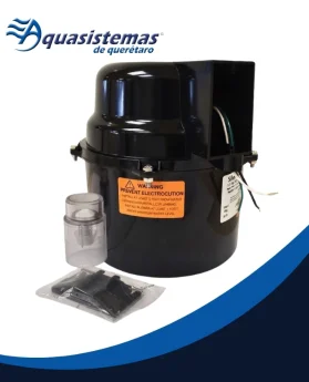 Soplador Silencer de Air Supply de 1 HP para spa con caja de conexiones.