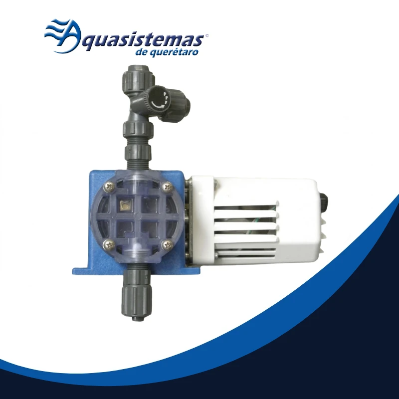 Bomba dosificadora mecánica Chem-Tech Serie 100 de 7 GPD a 100 PSI para inyección de químicos.