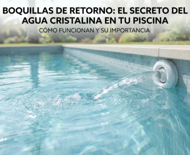 Para qué sirven las boquillas de retorno en tu alberca y cómo funcionan para lograr un agua increíble