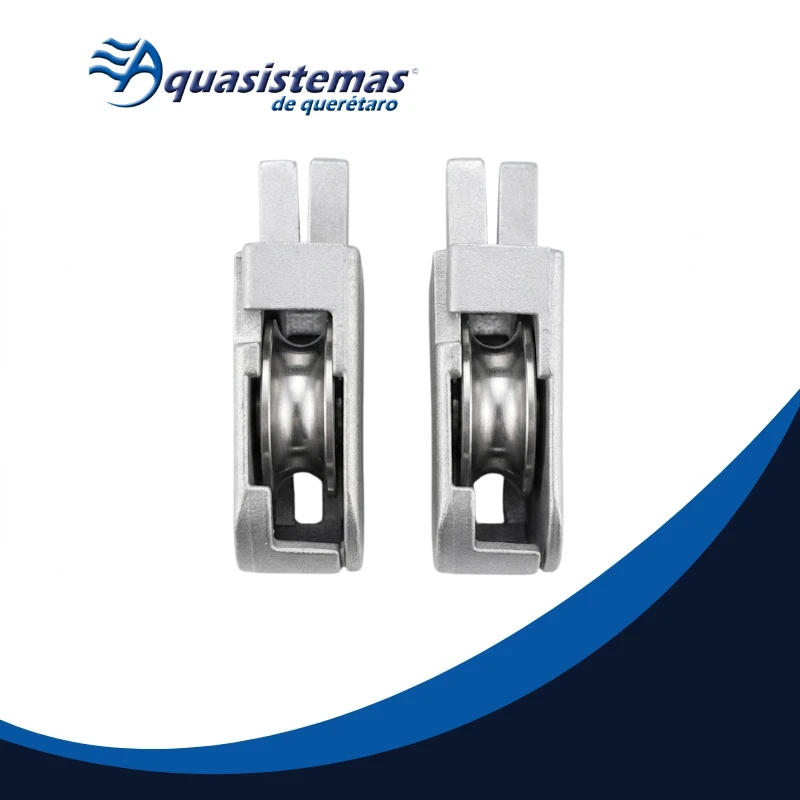 Ensamblaje de polea de cartucho UTO1800 de acero inoxidable para cubierta automática de alberca.