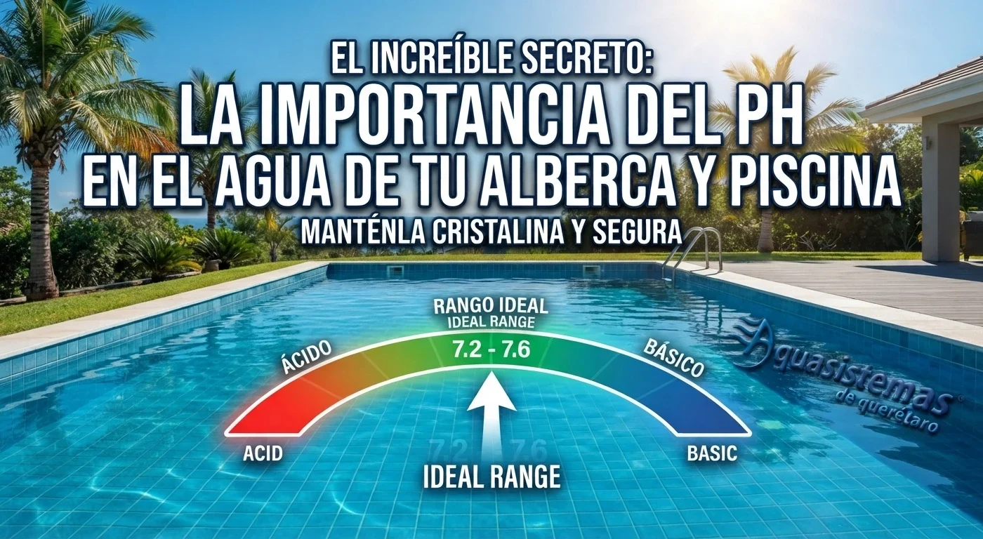EL INCREÍBLE SECRETO: LA IMPORTANCIA DEL PH EN EL AGUA DE TU ALBERCA Y PISCINA